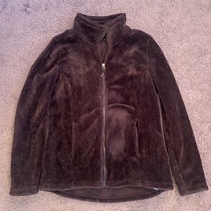 Fuzzy Full-Zip Sweatshirt